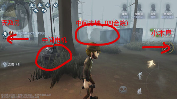 第五人格公测电机逃生大门全地图详解