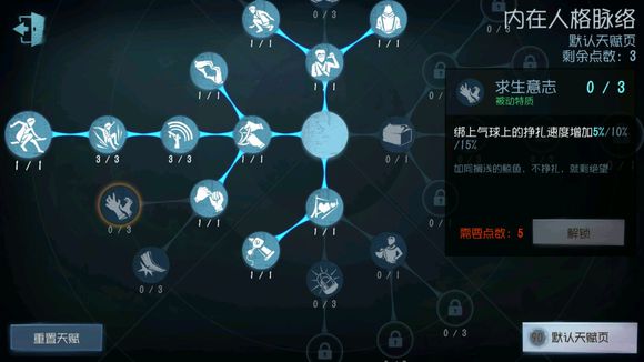 第五人格公测新手用什么天赋好