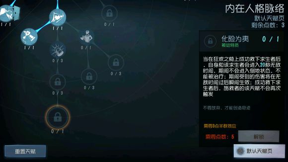 第五人格公测新手用什么天赋好