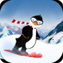 企鹅滑雪-冰冻企鹅