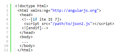 测试IE浏览器对JavaScript的AngularJS的兼容性